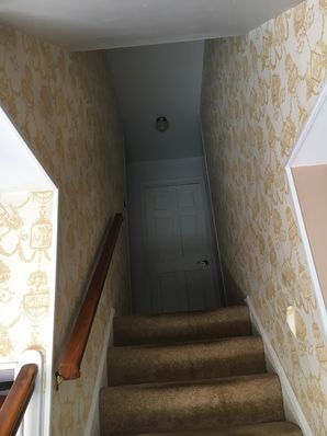 Before & After Wallpaper Removal in College Park, MD (1)